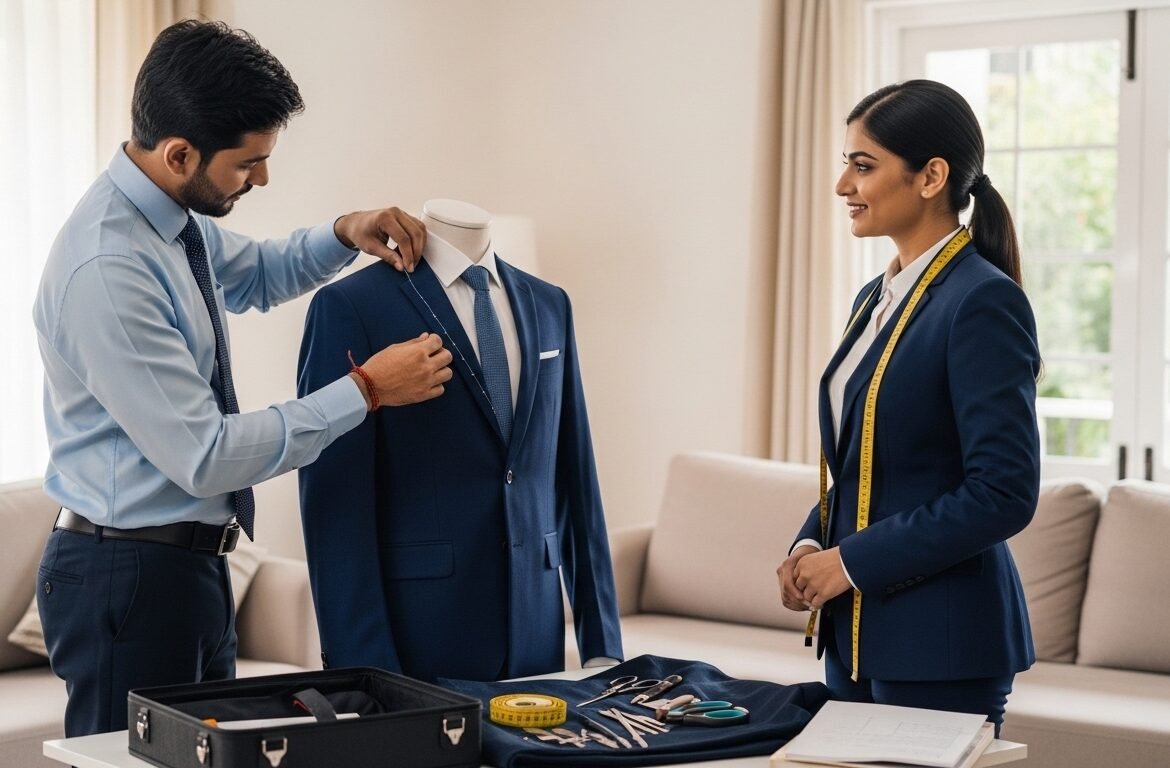Suit Alterations and Repairs at Home